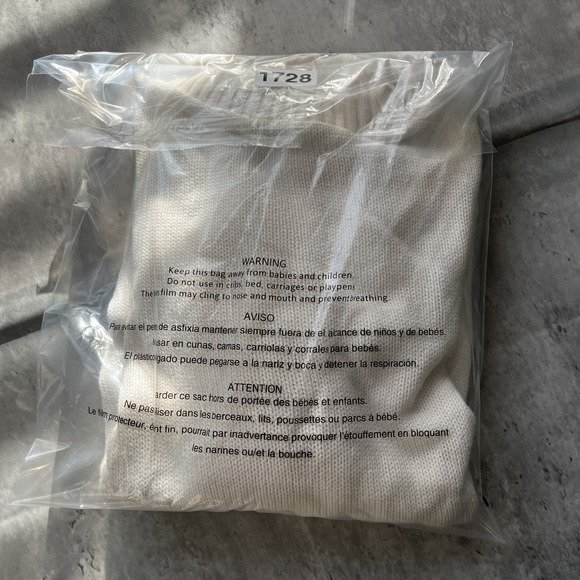 Vintage Flying Scotsman Cream Wool Knit Duck Embroidered Crewneck Sweater Large - Picture 8 of 8